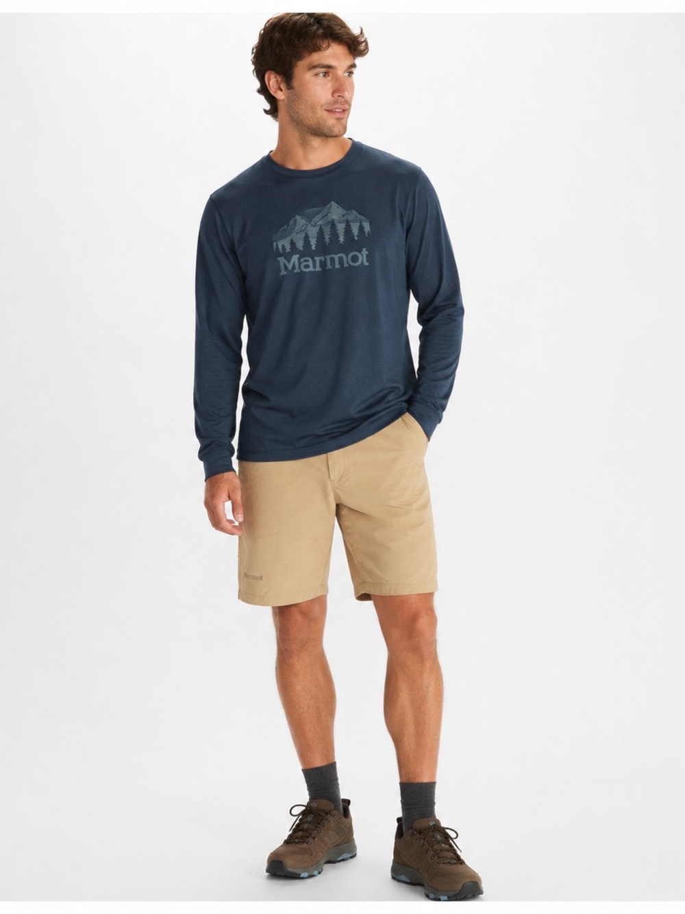 Marmot Tan Arch Rock UPF Hybrid Short Men Size 32 8” Inseam Hiking Shorts